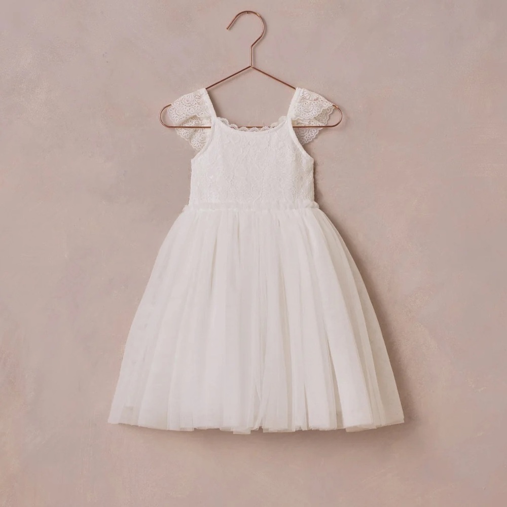 BNWT Noralee Camilla Dress - White Lace & Tulle Girls' Dress
